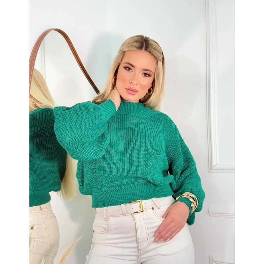 Blusa Feminina Tricot SELINE Inverno Elegante