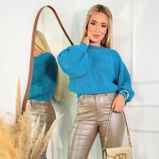 Blusa Feminina Tricot SELINE Inverno Elegante