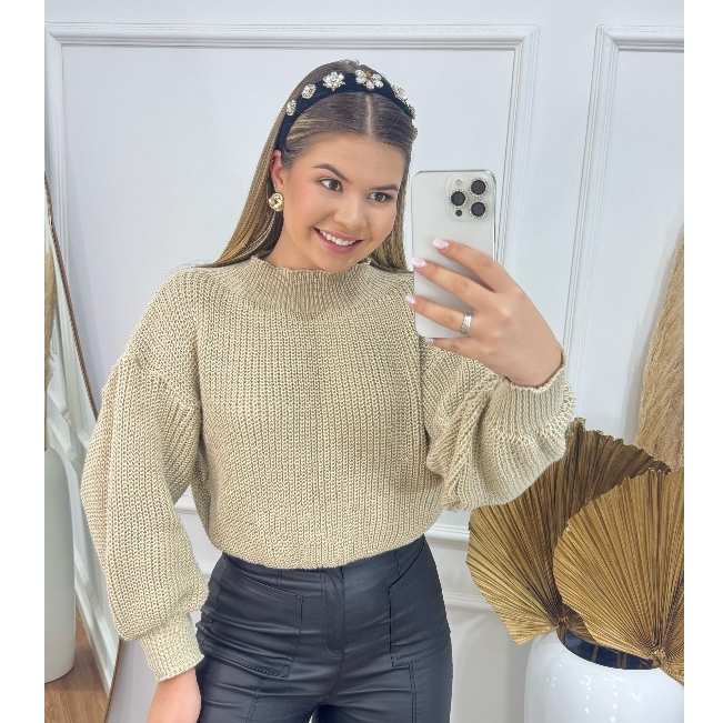 Blusa Feminina Tricot SELINE Inverno Elegante